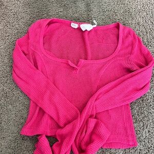 Hot Pink Urban Outfitters Long Sleeve